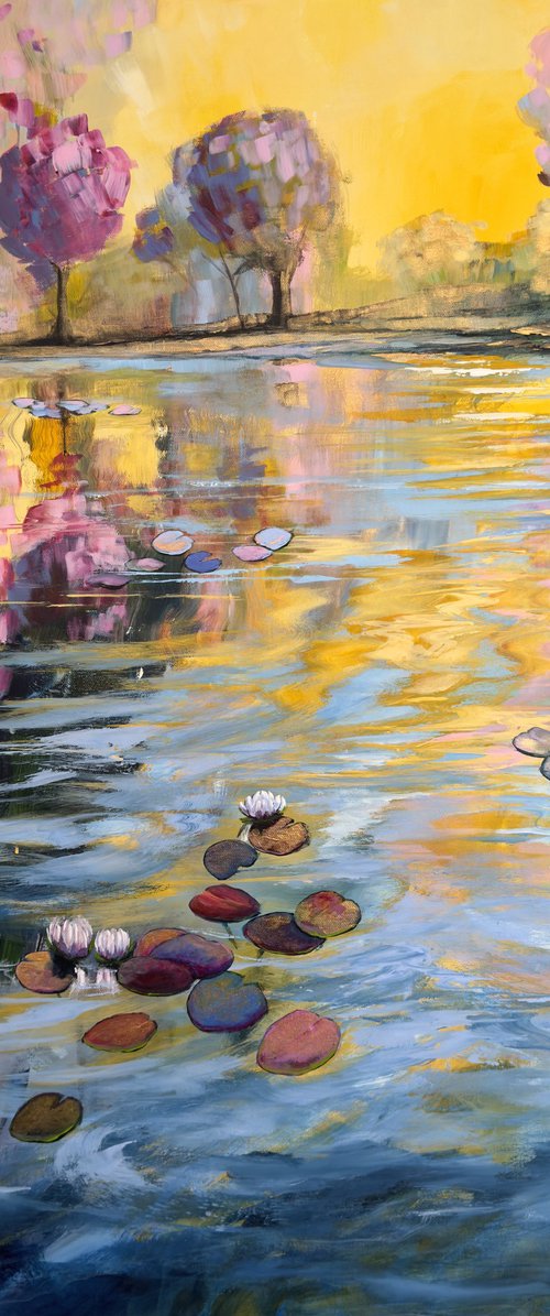 My Love For Water Lilies 8 by Sandra Gebhardt-Hoepfner