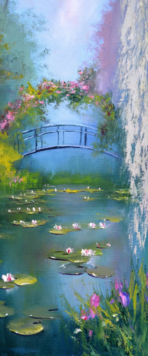 Pond in spring by Elena Lukina