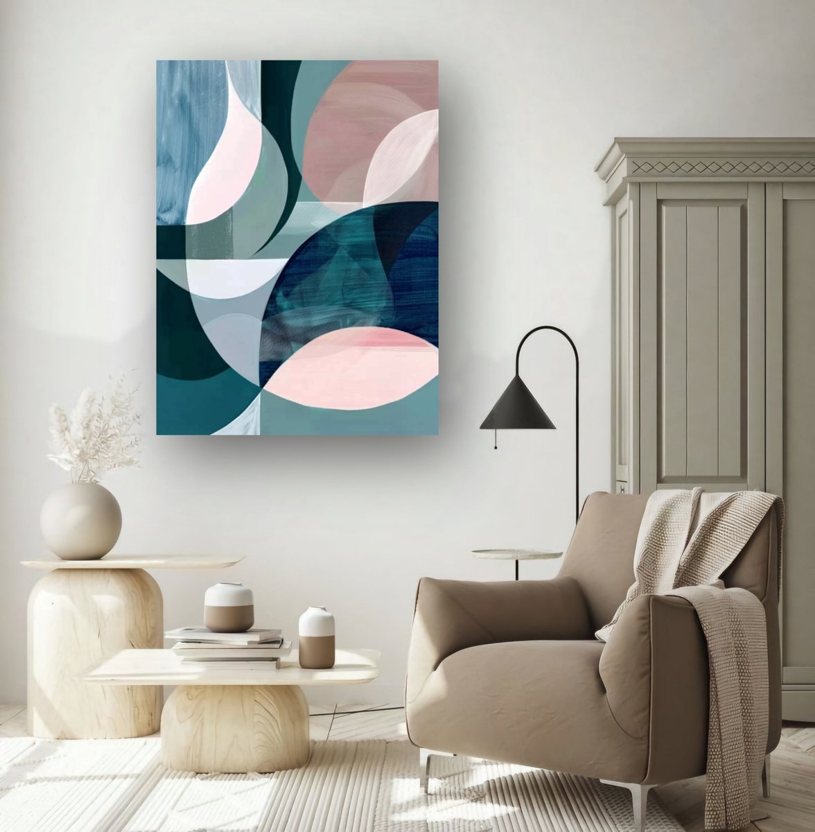 Abstract Limited Edition Print By Exclusive Arts, 31 X 47, Bold Color, Original Artwork