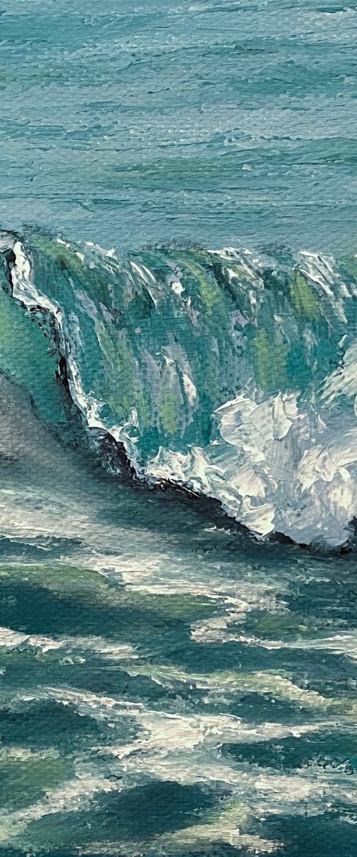 Foamy wave by Olga Kurbanova