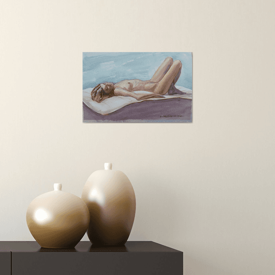 Reclining female nude