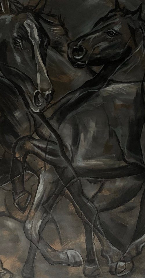 Horses by Emmanouil Nanouris