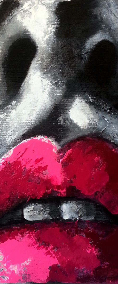 MIXED MEDIA PAINTING-22 by Burcu Akarcay