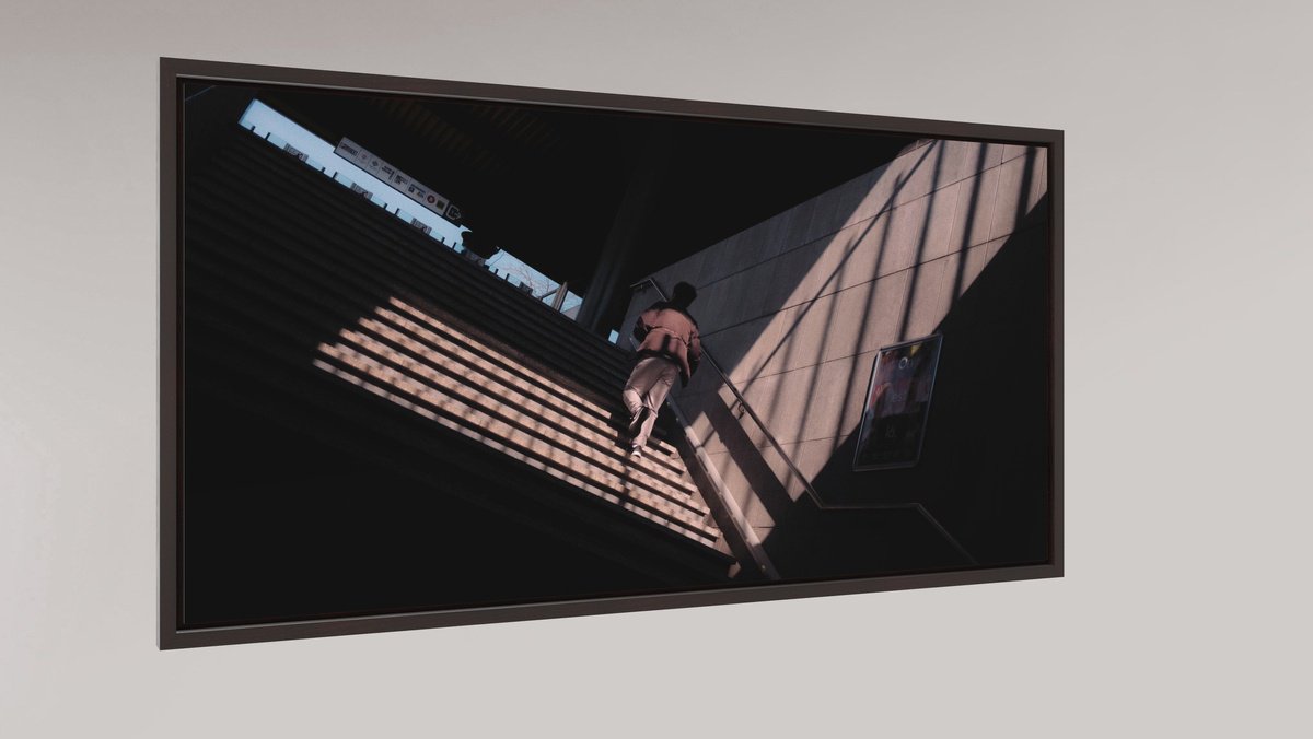 Geometric Photograph , Dans Le Coin De La Lumiere By Hyun De Grande, 41 X 22, Artwork For Sale On Artfinder