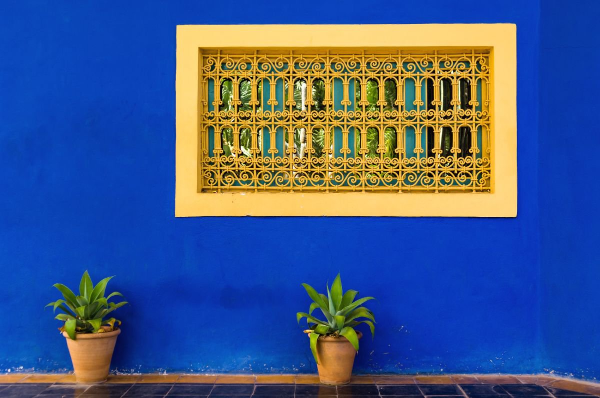 Jardin Majorelle, Marrakech I. (42x30cm) by Tom Hanslien