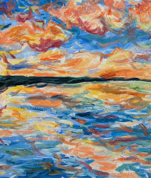 Sunset at White's Landing by Alison Stevenson
