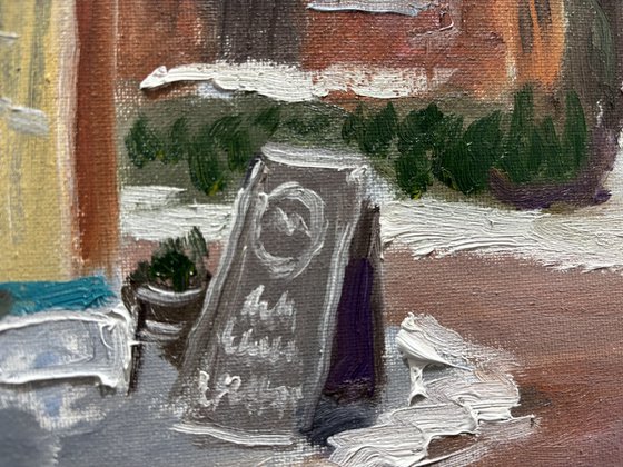 Dalen Flower Shop in Winter