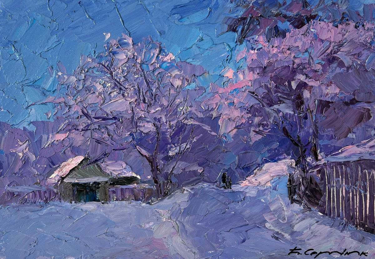Dear Wintertime By Boris Serdyuk, 11 X 8, Artwork For Sale On Artfinder
