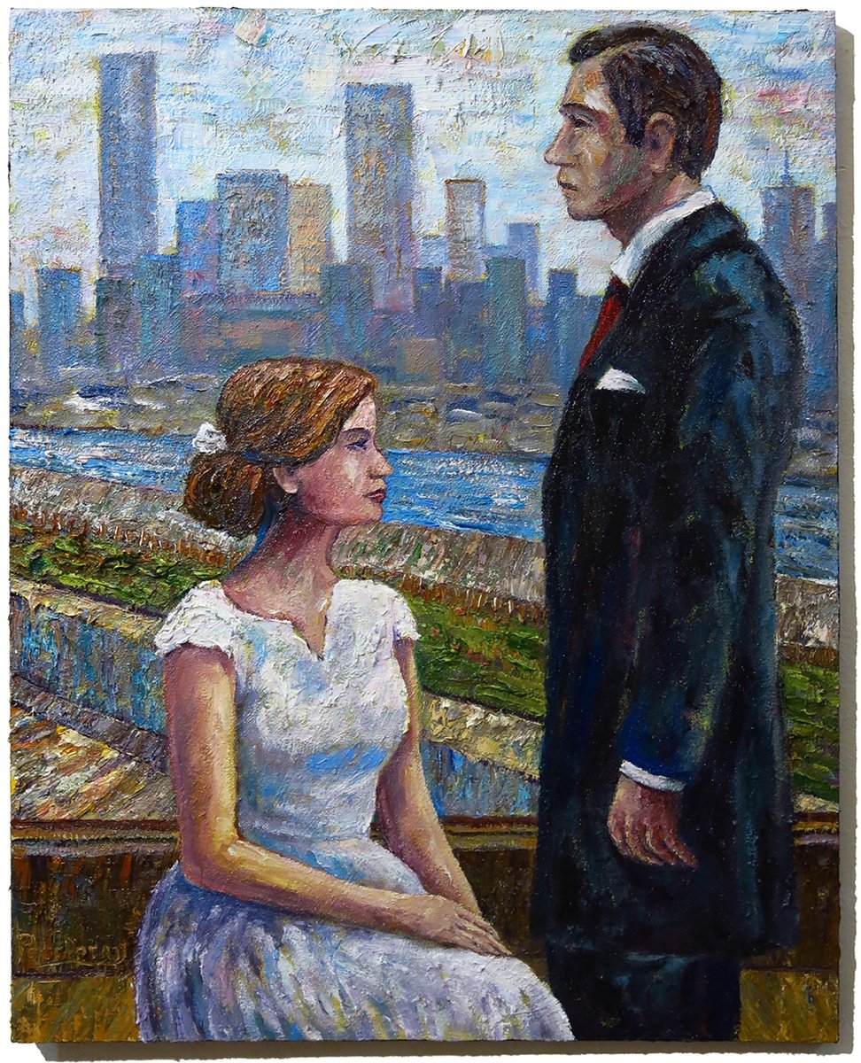 Expressive Oil Painting , Untitled M1177 By David Padworny, 24 X 30, Artwork For Sale On Artfinder