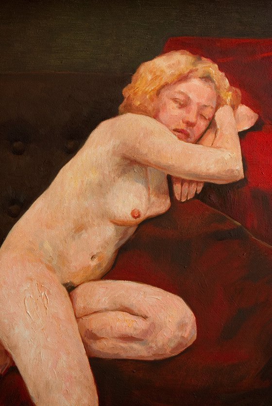 life model nude woman