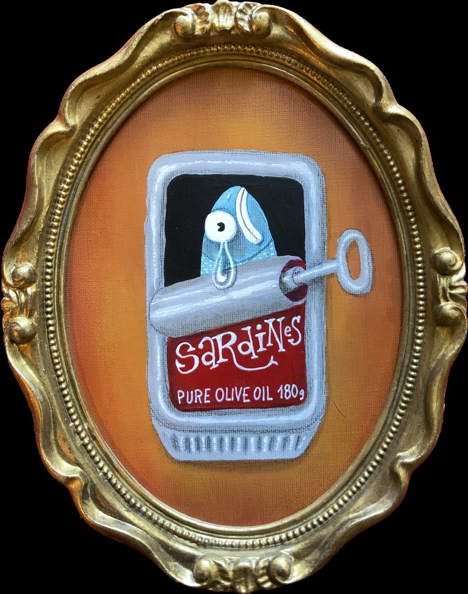 602 - The Solitude of the Canned Animals - SARDINES by Paolo Andrea Deandrea