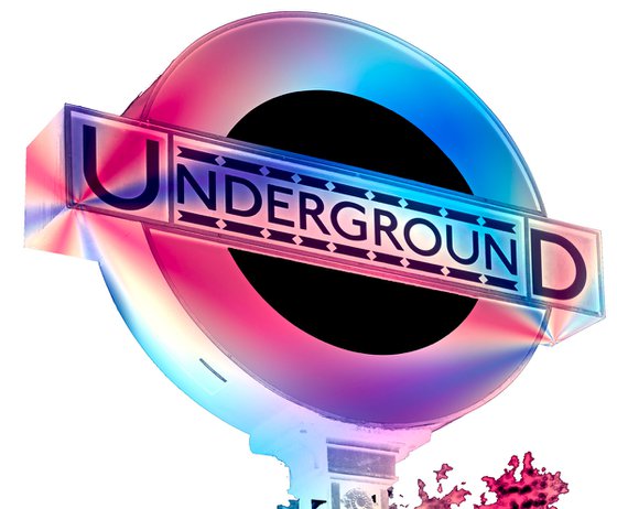 Underground Sign : 2022   1/20  16" X 24"