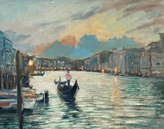 Twilight in Venice