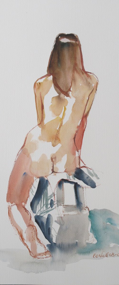 female nude back study by Rory O’Neill