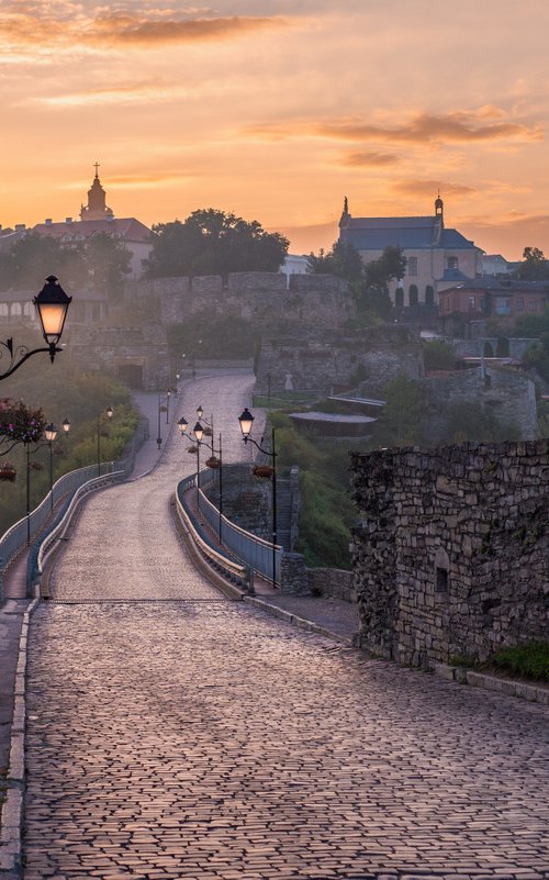 Dawn in the old town by Vlad Durniev