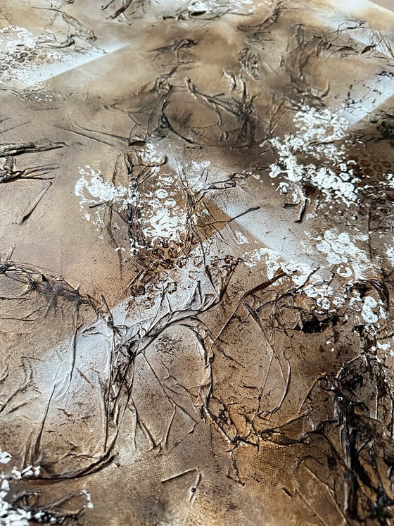 White Flowers Against Time