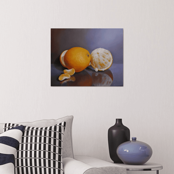 "Still life with oranges"