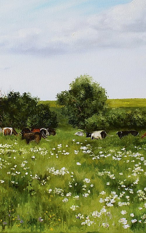 Cow Meadow by Natalia Shaykina