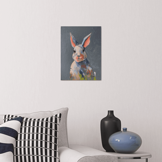 Colorful Rabbit Bunny.