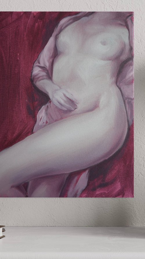 Nude study by Polina Kharlamova