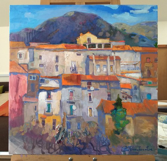 Cityscape. San Nicola Arcella life