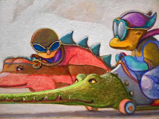 THE RACE - ( 22,5 X 46 cm )