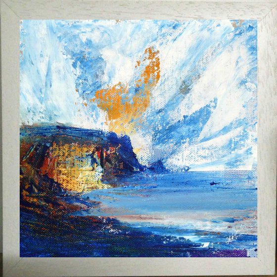 Devon Cliff Seascape