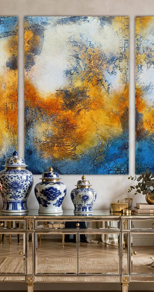 An endless blue world by Andrada Anghel