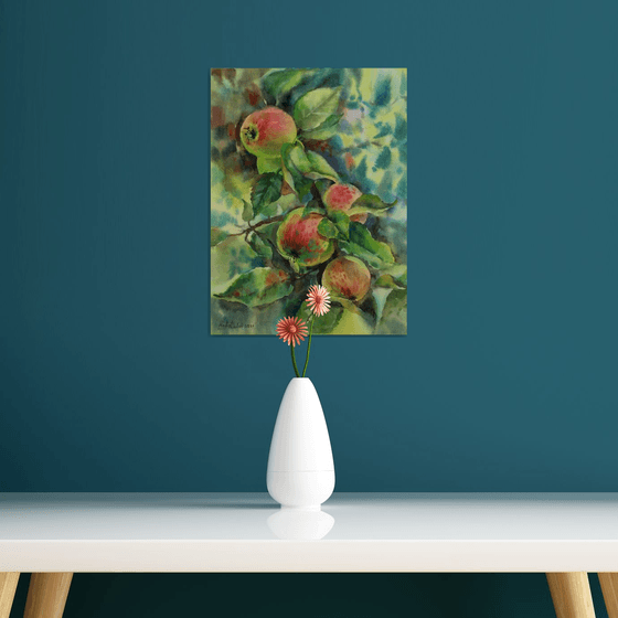 Autumn Apples. Original.