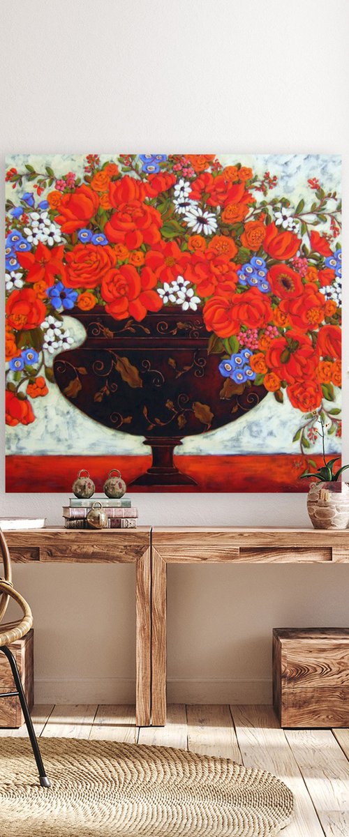 Summer Blooms by Karen Rieger