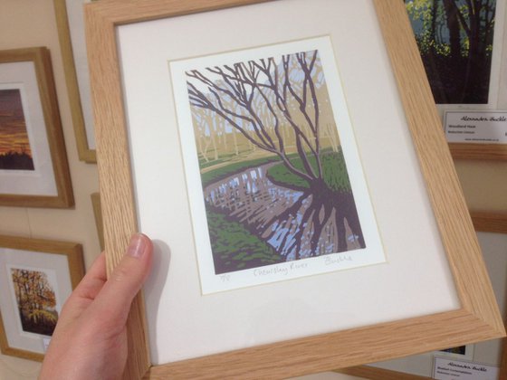 Chearsley River, framed