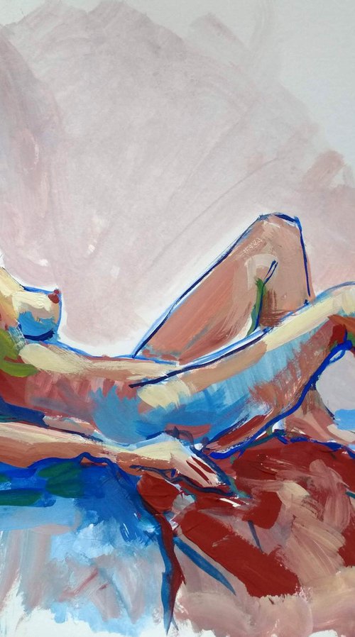 Nude woman by Ann Krasikova