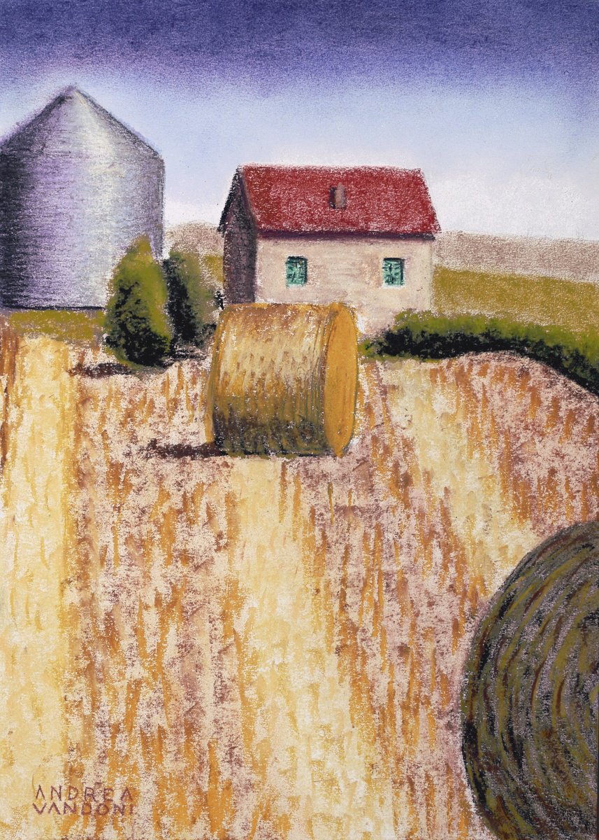 Impressionistic Pastel Drawing , Frammento 6 Special Price By Andrea Vandoni, 8 X 12, Artwork For Sale On Artfinder