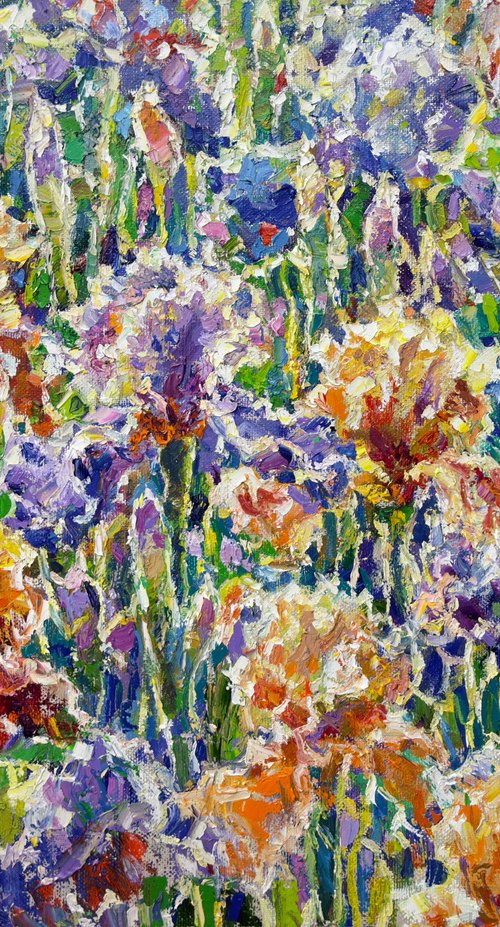 Dance of irises by Andrii Chebotaru