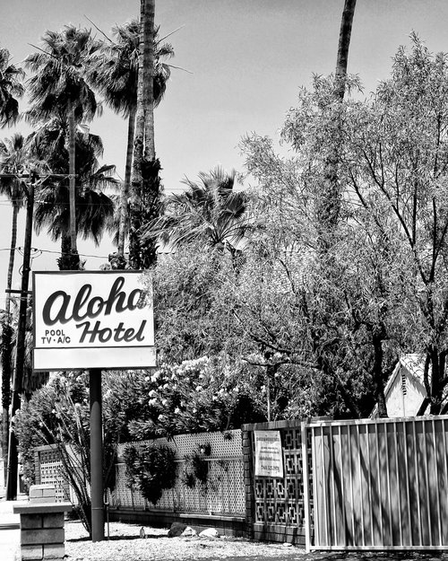 ALOHA HOTEL NOIR Palm Springs CA by William Dey