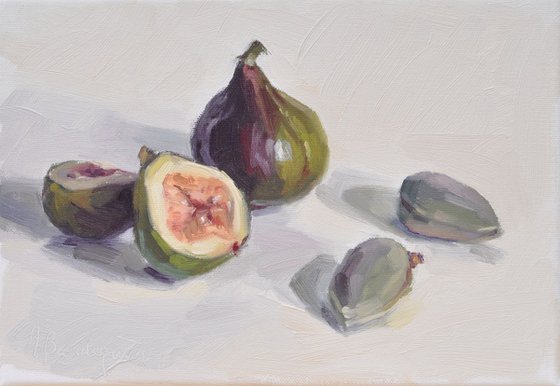 Figs and green almonds