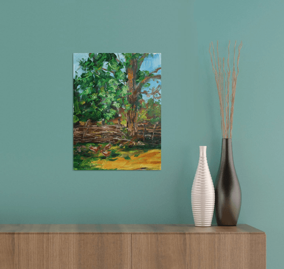 Old tree... /  ORIGINAL PAINTING