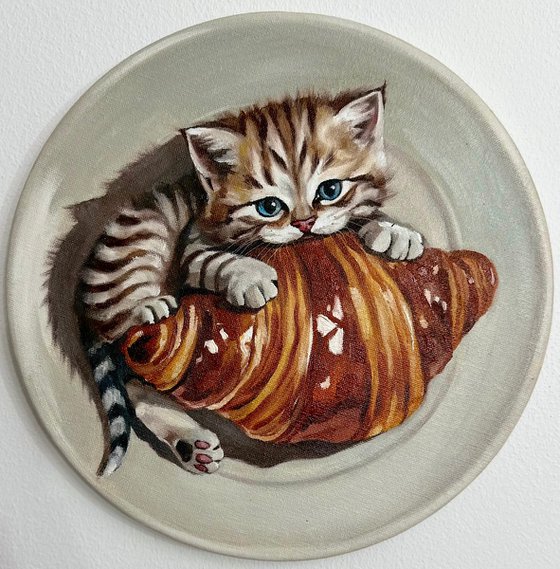 On a Croissant Plate