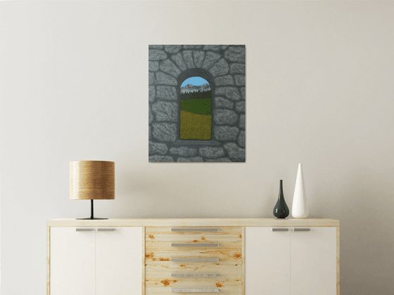 Testimony to Time -  natural beauty country landscape; home, office decor; gift idea