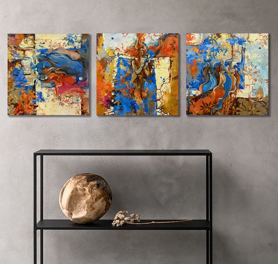 Don’t Look. Triptych