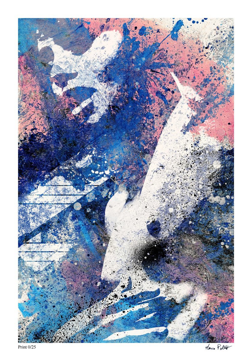 Urban And Pop Portrait Print By Marco Paludet, 14 X 20", Imperium I, Original Artwork