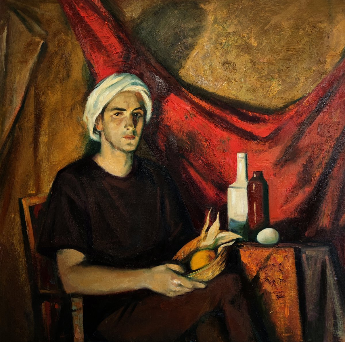 Man in a turban by Maria Egorova