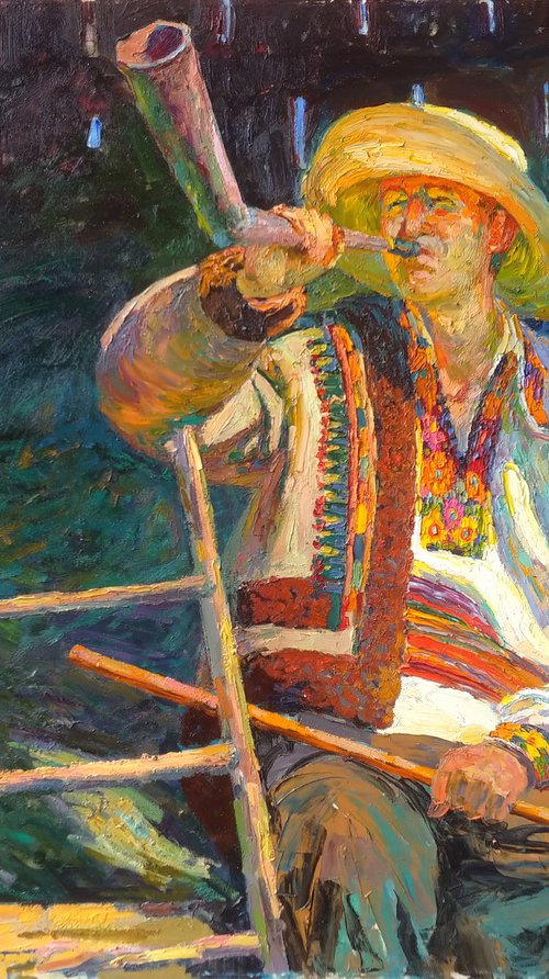 Young Hutsul by Svitlana Gunchenko