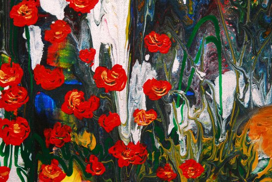 Collage of flower artworks 9