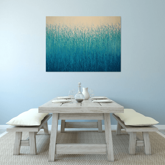 Blue Water Flow - Seascape