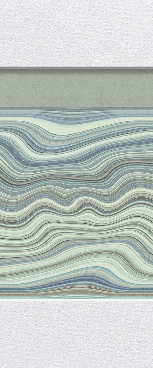 Wavy lines 1 by Lidiya Dmitrieva