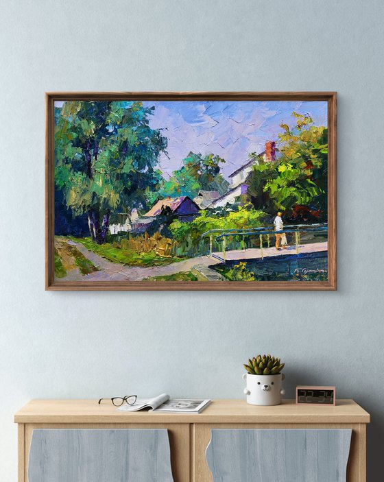 Over the Bridge in the Forest