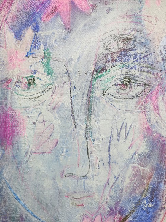 Crocus Milk, right part of the triptych