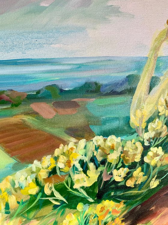 "Istrian Fairies» woman embodied in Herbs.