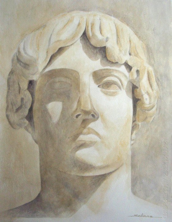 Head of a young athlete